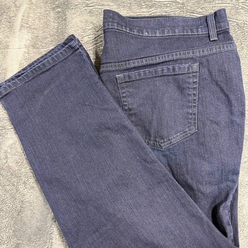 Gloria Vanderbilt Amanda Jeans Women 18W Dark Indigo Blue Tapered L22692RS-RNSW‎